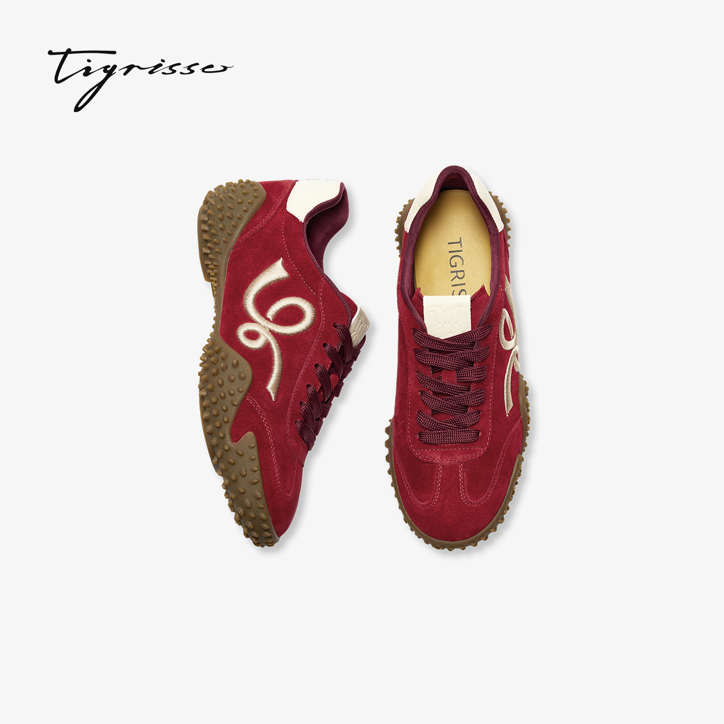 邢菲同款跃动蝴蝶蹀愫26年春新红色增高4赛车德训运动休闲板鞋,淘宝优惠券,粉丝福利购,淘宝优惠卷