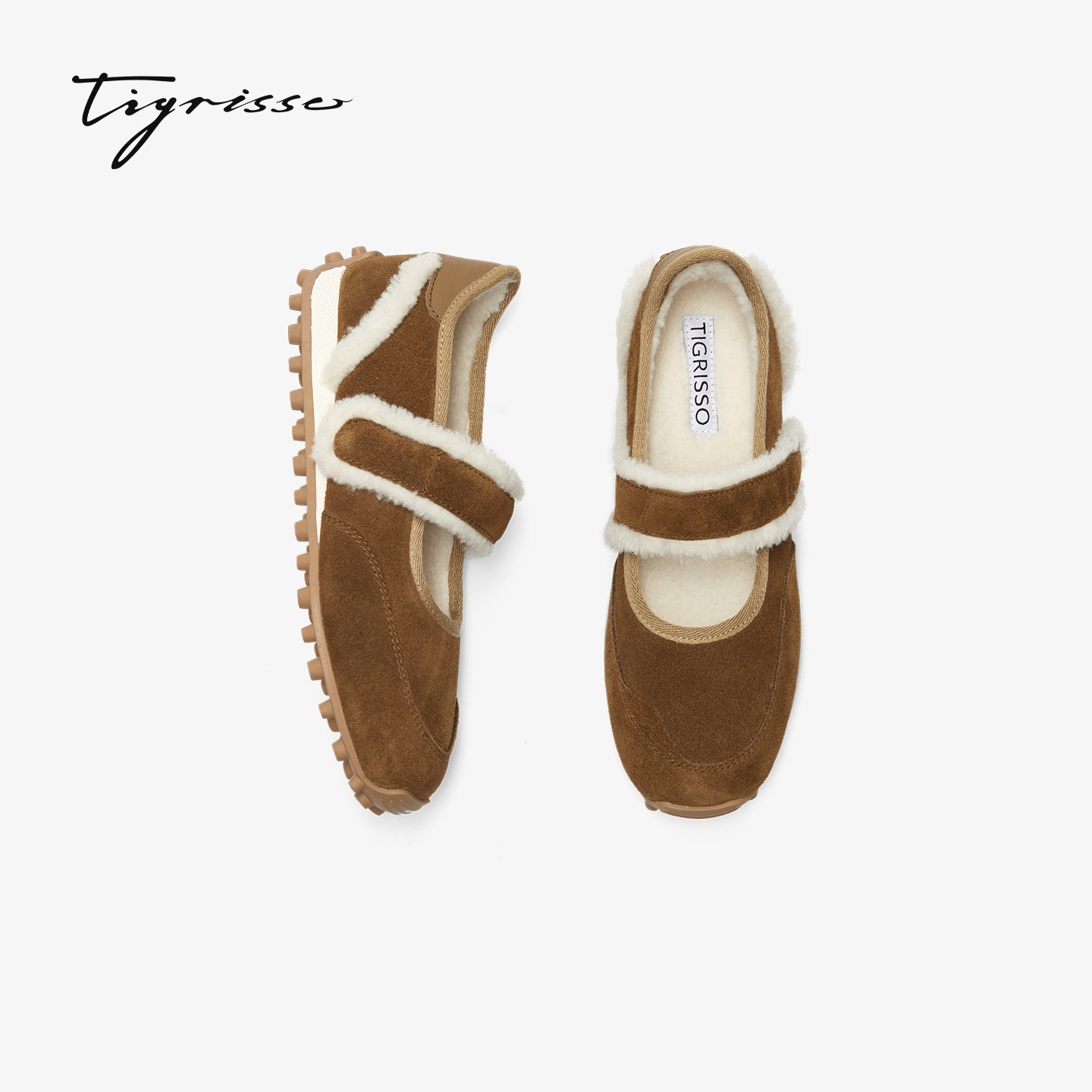 可丽饼蹀愫26春新加绒红色毛毛玛丽珍豆豆底保暖女棉鞋T76188Y-01,淘宝优惠券,粉丝福利购,淘宝优惠卷