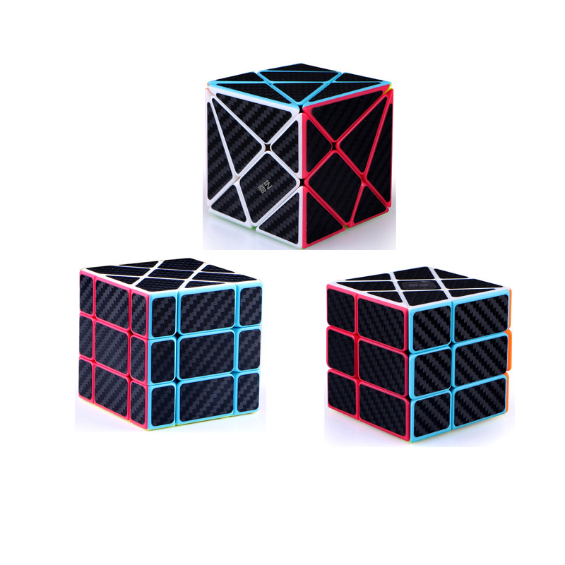 奇艺碳纤维2345阶三阶金字塔斜转SQ1风火轮移棱变幻金刚X魔方套装_虎窝淘