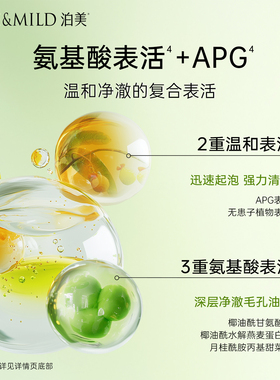 泊美清透控油温和不紧绷洗面奶