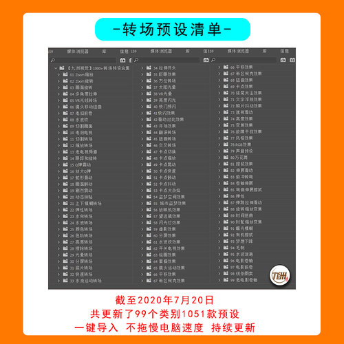 PR转场预设插件合集 视频剪辑无缝过渡炫酷转场切换特效一键安装 - 图2