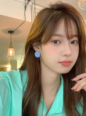 甜美少女感元气出游笑脸耳夹