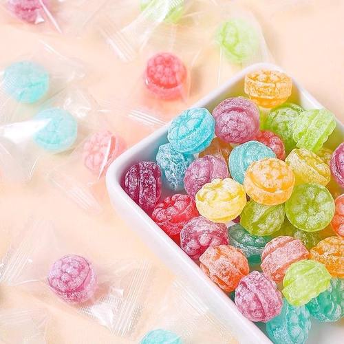 高颜值花瓣水果硬糖儿童零食什锦多种口味混合硬糖果网红爆款喜糖 - 图3