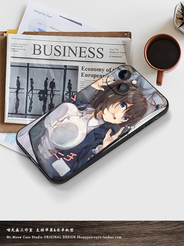 满员电车少女适用iPhone16/12/13苹果14日系Xs动漫15ProMax全包防摔11手机壳华为荣耀OPPO小米VIVO安卓保护壳