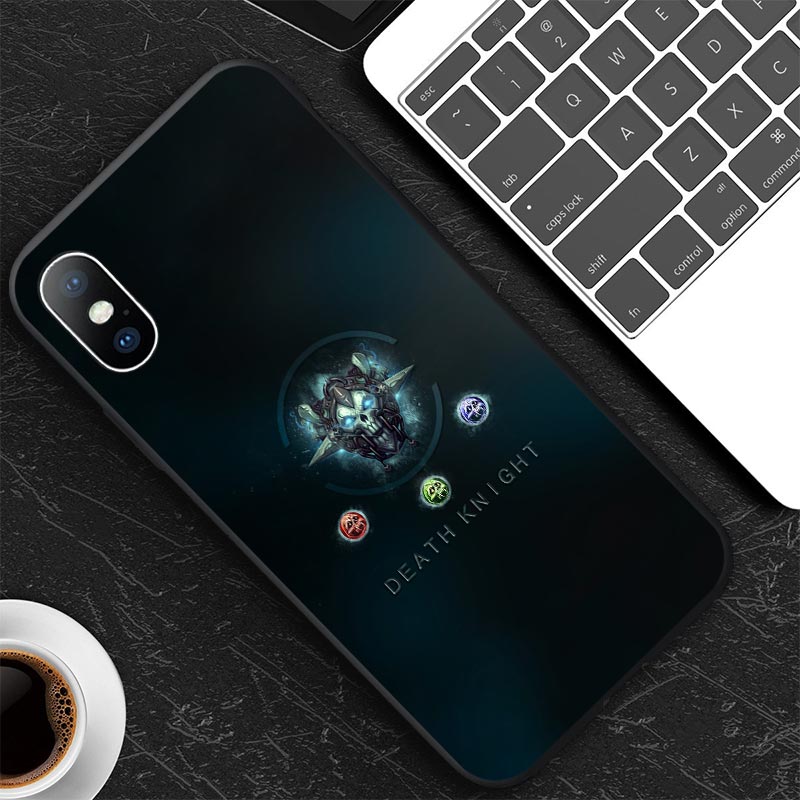 WOW死亡骑士XR魔兽世界16/12/13适用苹果15磨砂iPhoneXsMax手机壳14ProMax华为SE荣耀OPPO小米VIVO安卓保护壳 - 图0