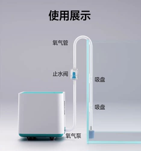 增氧泵打氧机气泡石沙头分流器PVC软管气管养鱼氧气泵全套配件 - 图2