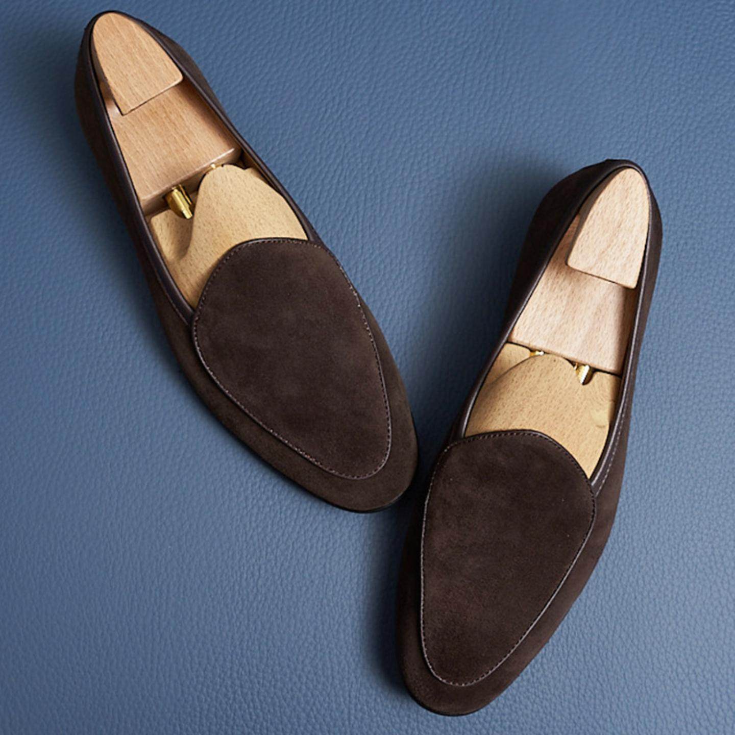 普洛克正品欧版便士乐福鞋圆头反绒皮男士乐福鞋英伦素面真皮男鞋,淘宝优惠券,粉丝福利购,淘宝优惠卷