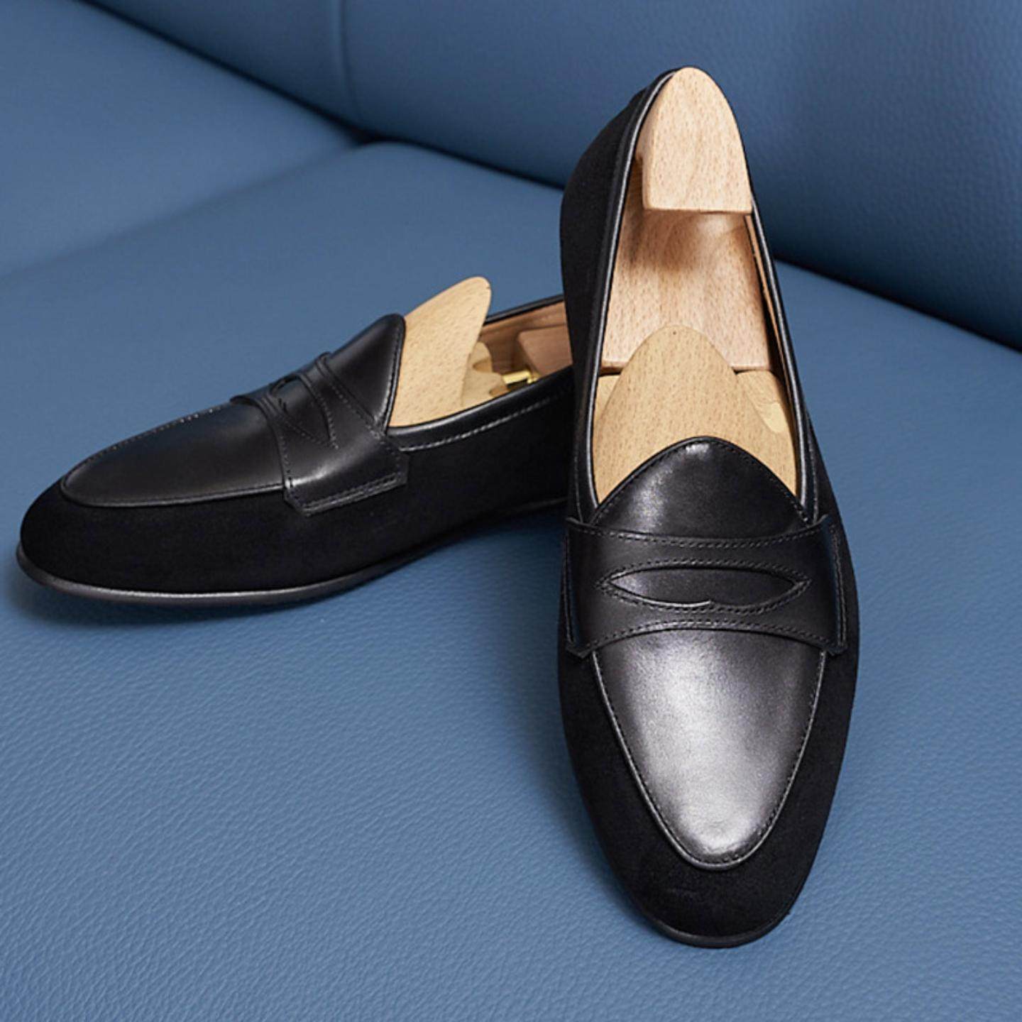 普洛克正品美英伦真皮香槟乐福鞋潮流男鞋商务休闲牛皮四季懒人鞋,淘宝优惠券,粉丝福利购,淘宝优惠卷