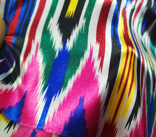 新疆布民族服饰维吾尔族特色艾德莱斯绸布料宽幅1米50CM - 图2