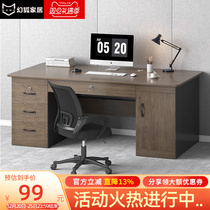 Desk Minimalist Modern Home Drawer Cabinet With Lock Old Board Book Table And Chairs Combined Office Staff Computer Table