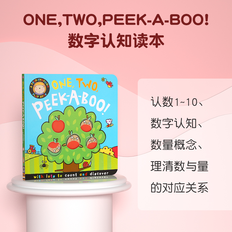 凯迪克图书 点读版 peekaboo躲猫猫洞洞翻翻书2册 A Peep-through Flap Book 英国进口 毛毛虫点读笔配套书 英文原版绘本 英语启蒙 - 图2