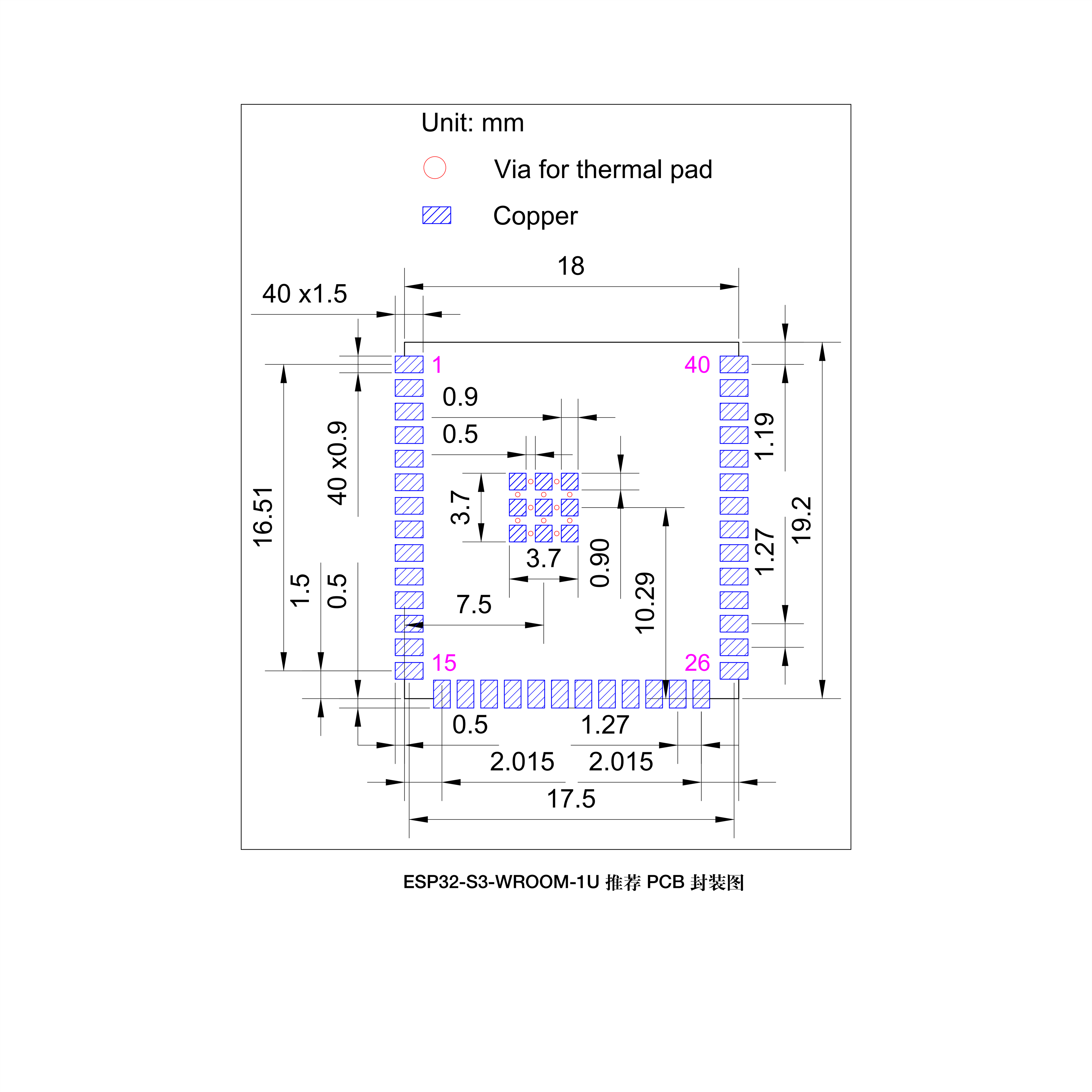 物联网无线 WiFi蓝牙双核MCU支持SPI模组 ESP32-S3-WROOM-1U-图2