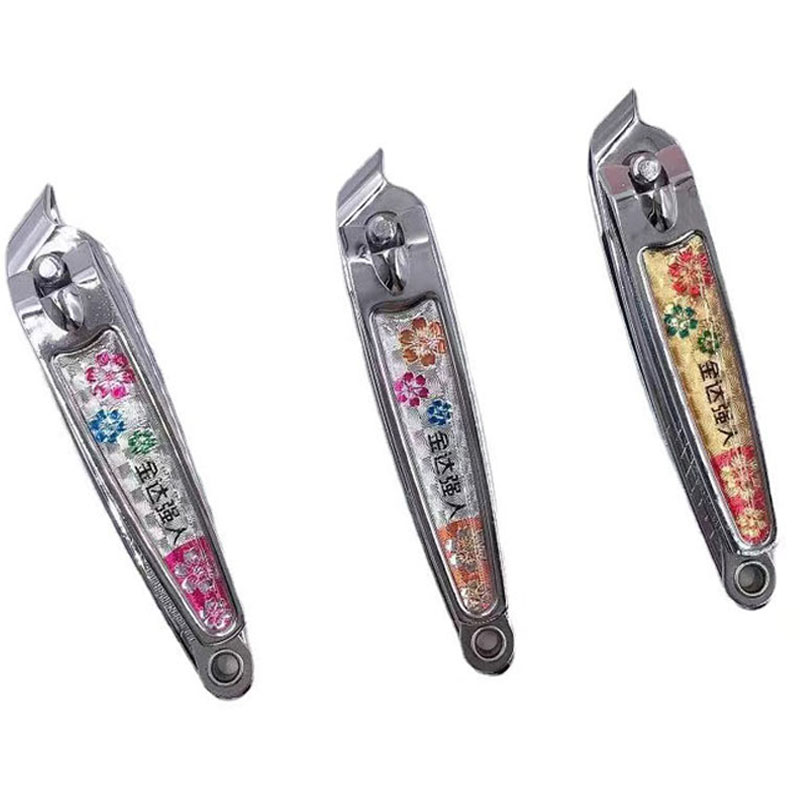 斜口指甲剪刀锉刀组合家用修甲沟死皮剪工具不锈钢指甲钳搓甲刀 - 图2