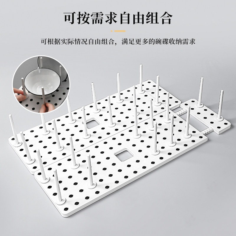 碗架厨房橱柜抽屉内置碗碟收纳架家用可伸缩餐盘具沥水碗架置物架,淘宝优惠券,粉丝福利购,淘宝优惠卷