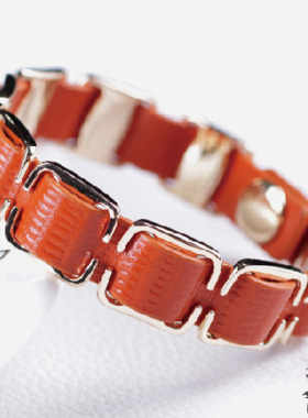 韩版时尚手链意大利真皮牛皮合金