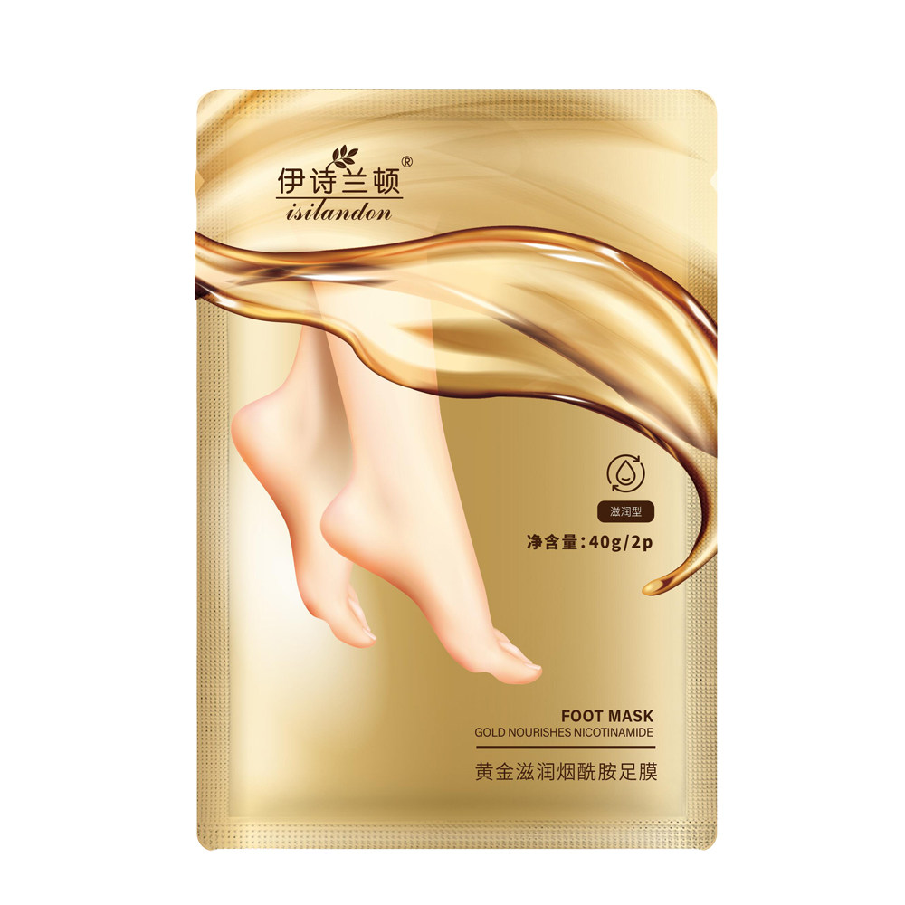 伊诗兰顿黄金去角质死皮老茧足膜 伊诗兰顿足膜