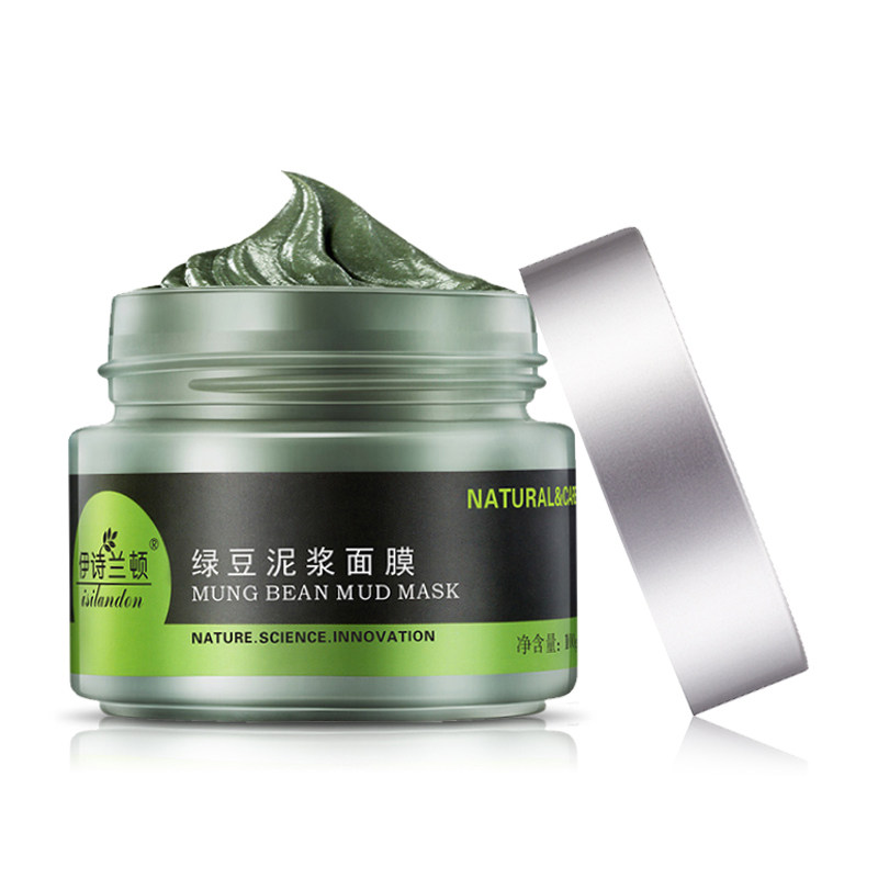 伊诗兰顿绿豆深层清洁女男面膜泥膜 伊诗兰顿贴片面膜