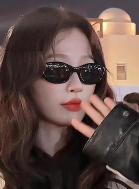 木涵复古小框猫眼墨镜