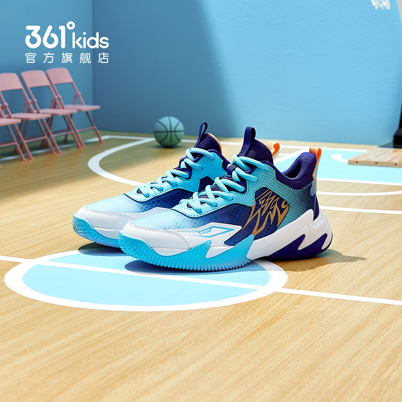 悍将|361童鞋男童篮球鞋夏季新款网面透气儿童运动鞋青少年球鞋子 - 图3