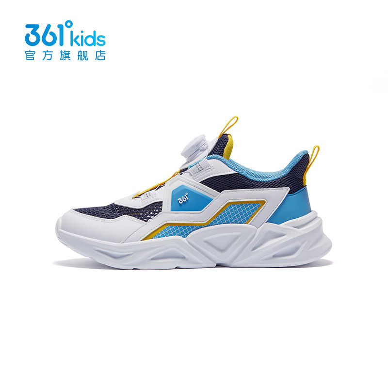 361儿童纽扣鞋跑鞋2023春夏童鞋 361度童装运动鞋