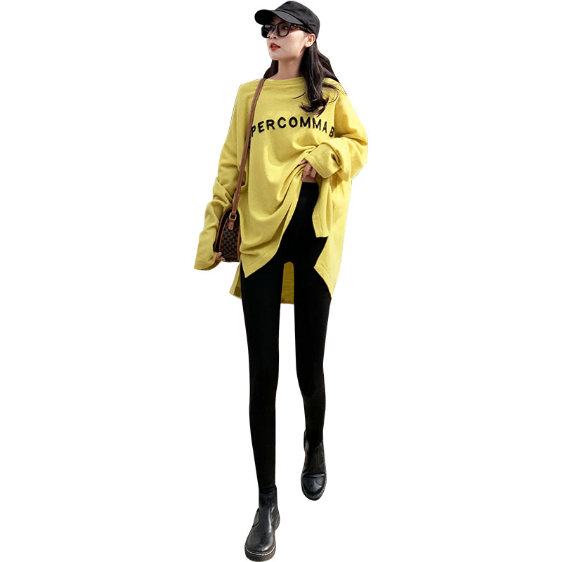 雅羊人旗舰店鲨鱼皮打底裤女外穿秋冬季高腰紧身弹力芭比压力瘦腿瑜伽加绒裤子3