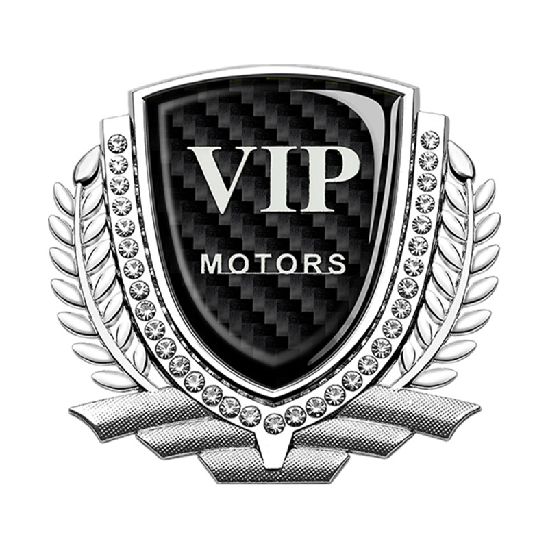 汽车碳纤维金属车标贴侧标3D立体车身创意改装车标志大全装饰车贴 - 图3