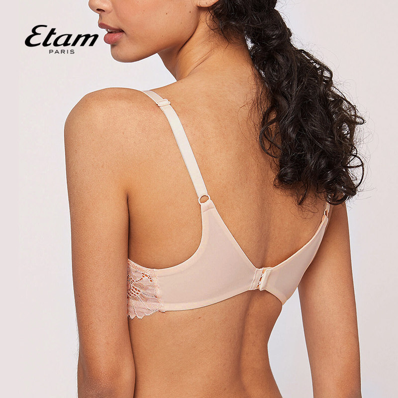 法国etam聚拢arty蕾丝上薄下厚文胸 Etam文胸