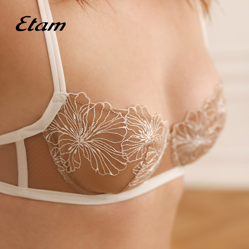 etam山茶花系列大胸显小法式文胸 Etam文胸