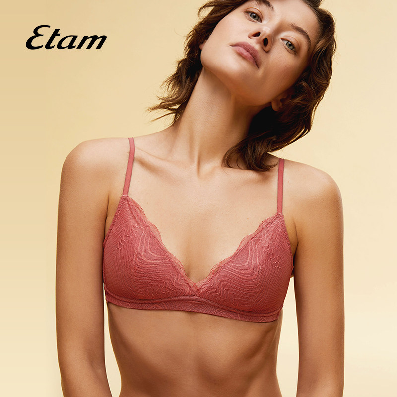 etam pillow talk法式蕾丝薄杯文胸 Etam文胸