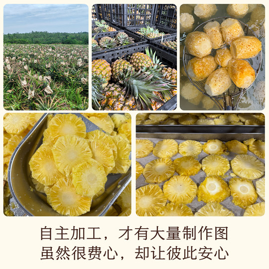 晚桔 凤梨干 金钻凤梨制作更香甜 零食果干蜜饯 养生水果茶饮