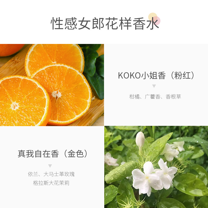 deold /递欧滚珠花果香调双头香水 递欧香水