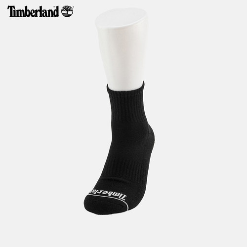 Timberland添柏岚官方中性中筒袜春夏新款舒适透气三双装|A6BEF - 图2