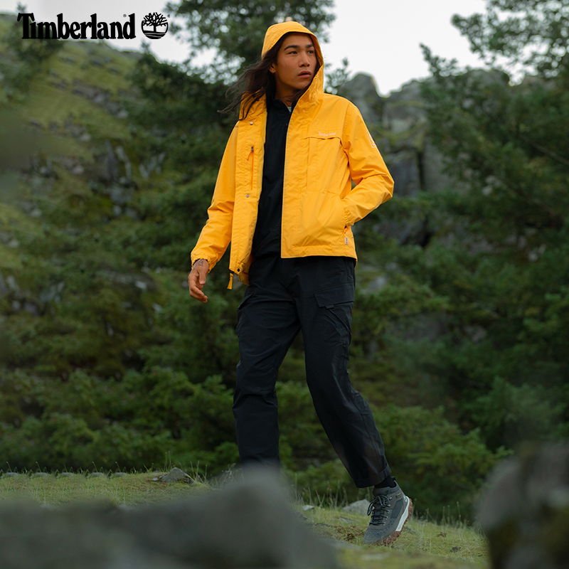 Timberland添柏岚官方男装工壳外套24新款户外防水防风|A695W