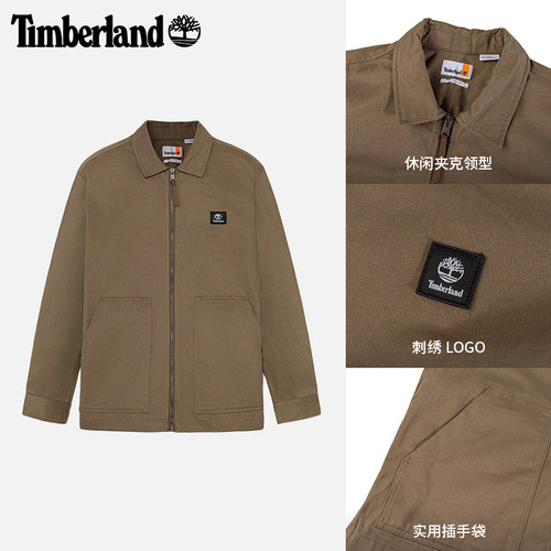 Timberland添柏岚官方男装外套翻领夹克秋冬新商务休闲宽松|A432B - 图2