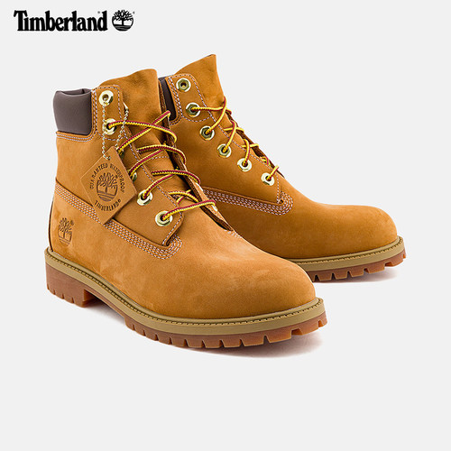 Timberland添柏岚官方童鞋青少年大黄靴马丁靴高帮户外偏大|12909 - 图2