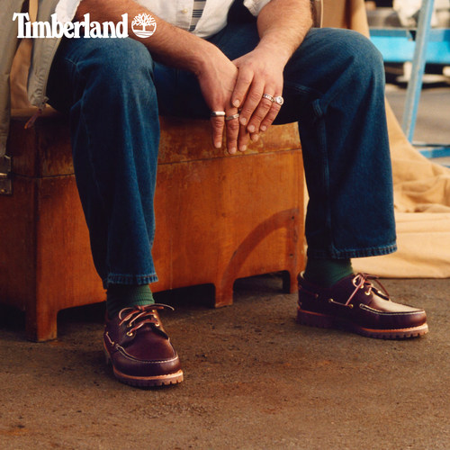Timberland添柏岚官方男鞋经典船鞋乐福鞋牛皮手工缝制偏大|30003 - 图1