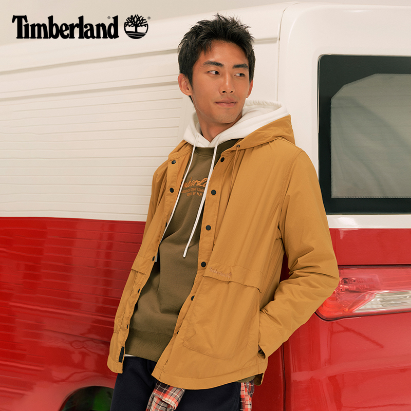 Timberland添柏岚官方男装夹克户外防晒衣防泼水宽松A6KTN-图1