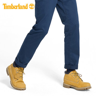 Timberland添柏岚踢不烂男鞋大黄靴靴子户外休闲防水皮革 虎窝淘