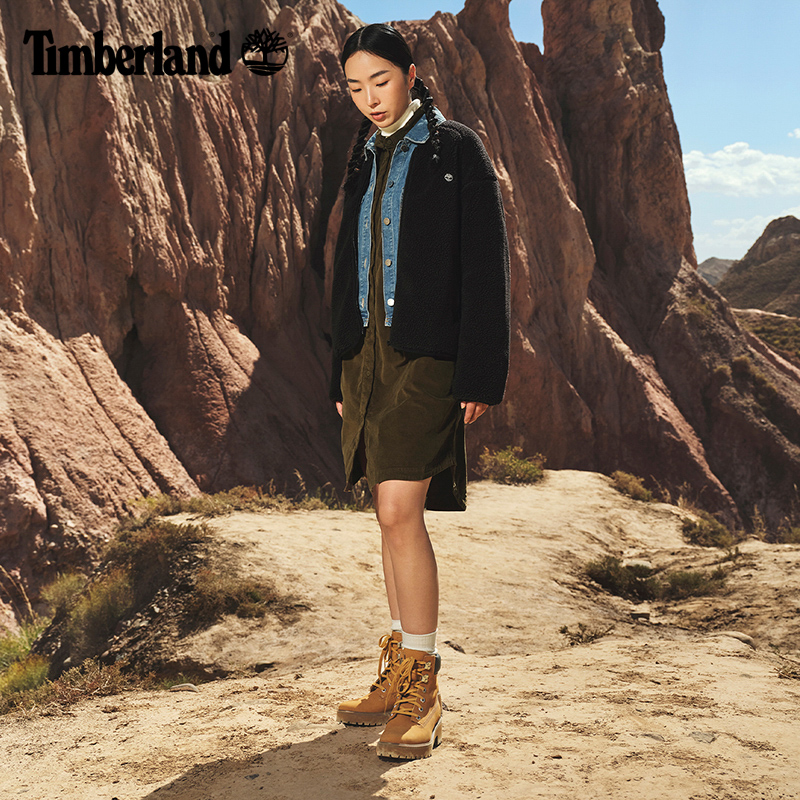 Timberland添柏岚官方踢不烂女鞋辣妹大黄靴厚底增高休闲|A5VPZ-图2