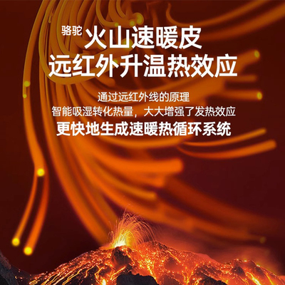 【男女同款】骆驼火山羽绒服短款