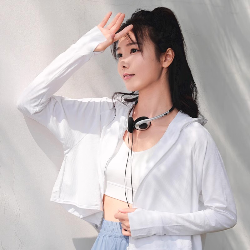 皇家骆驼2024夏季斗篷防晒衣短款遮阳防晒服薄款休闲连帽开车外套