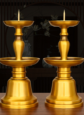 铜五供摆件香炉烛台家用工艺品