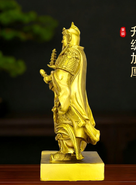 铜托塔李天王钱塘关李靖铜像摆件
