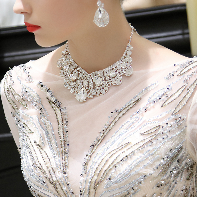 leedyme预售推荐重工定制钉珠婚纱 leedyme礼服/晚装