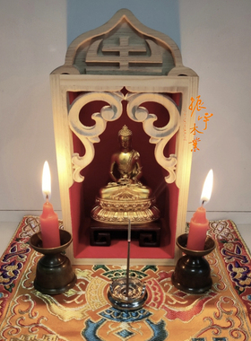 中式仿古东阳木雕实木镂空角花