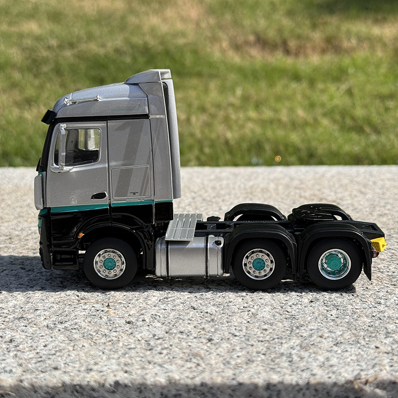 IMC 1:50 MB 奔驰 Actros SLT GigaSpace 8x4 拖车头 拖车模型 - 图1