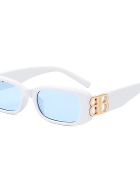 Ciseonik ins个性小框太阳镜方墨镜男女款街拍小脸太阳镜