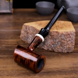 Мужской молоток, старомодный мундштук, курительная трубка из натурального дерева