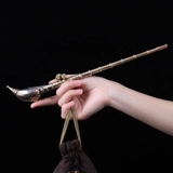 Чао табачная трубка Традиционная все -бронзовая дымовая стержня медная сигарет с борьбой с мужчина