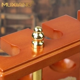 Труба с твердым древесиной 5-позиционная римская коллекция римская коллекция подставка для 4-позиционных сигарет труб сиденья трубы